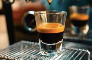 How much caffeine is in a shot of espresso?