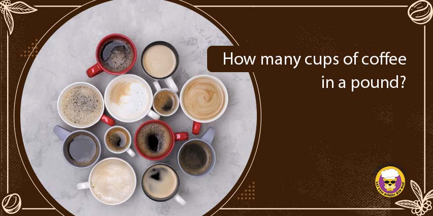 How many cups of coffee in a pound?