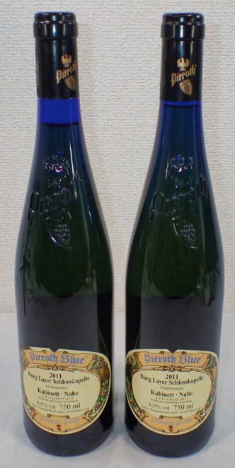 Wines In Blue Bottles