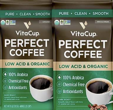 VitaCup Perfect Low Acid Coffee Beans