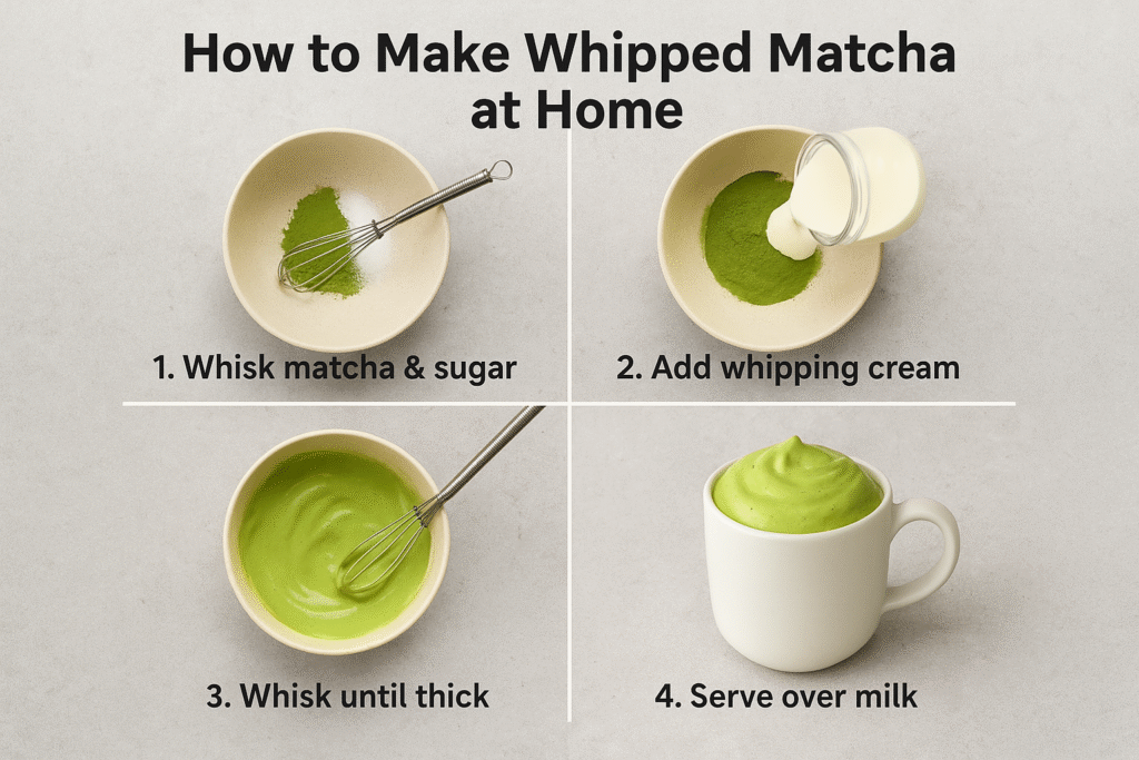 How to Make Whipped Matcha at Home