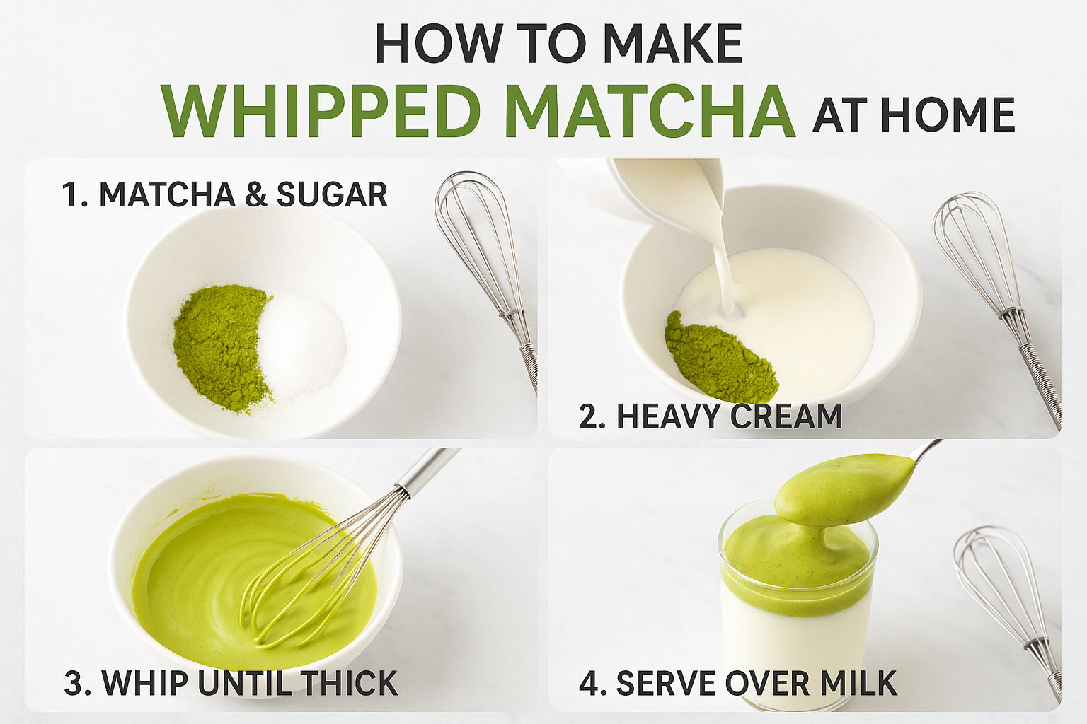 How to Make Whipped Matcha at Home