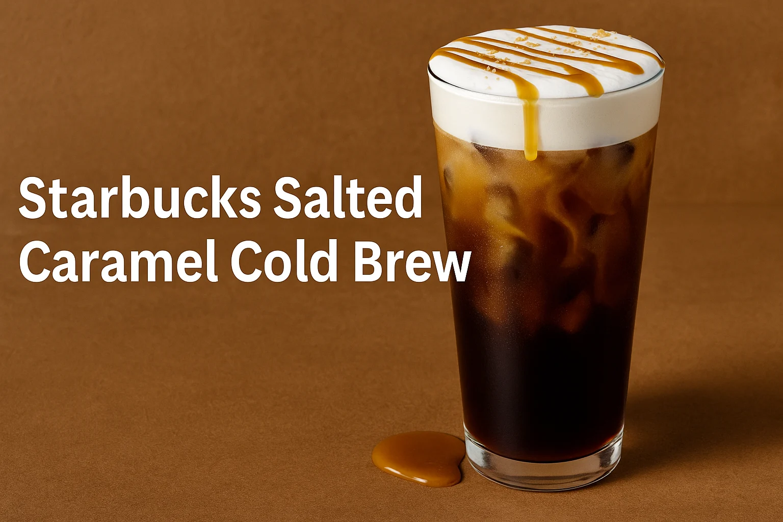 Starbucks Salted Caramel Cold Brew